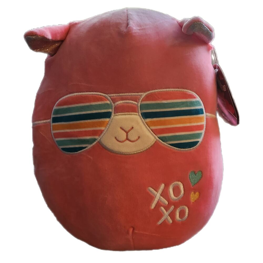 Pavlo Llama Squishmallows Valentine's Day Squad S11 Kelly Toy XOXO Love Pink